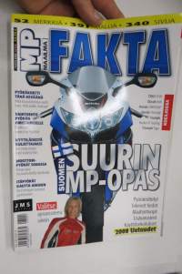 MP Maailma Fakta 2008 -mallivuoden moottoripyöräopas / luettelo