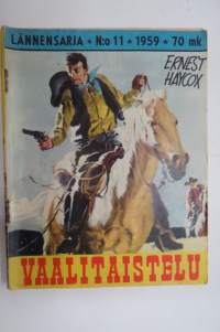 Lännensarja 1959 nr 11, Vaalitaistelu -western magazine