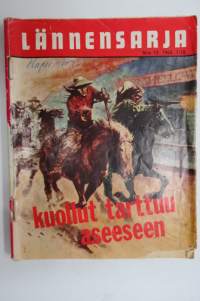 Lännensarja 1963 nr 12, Kuollut tarttuu -western magazine
