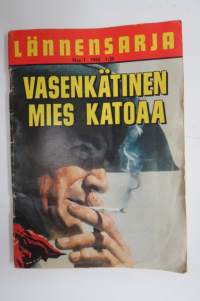 Lännensarja 1965 nr 1, Vasenkätinen mies katoaa -western magazine