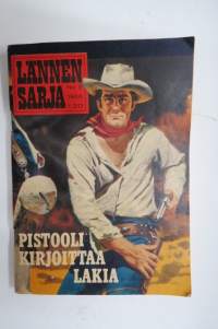 Lännensarja 1966 nr 5, Pistooli kirjoittaa lakia -western magazine
