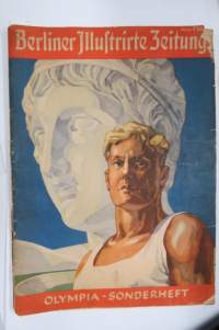 Berliner Illustrirte Zeitung - 1936 Olympia-Sonderheft -Berliinin olympialaisten erikoisnumero ilmestynyt juuri ennen kisojen alkua, esittelee suorituspaikkoja, ...