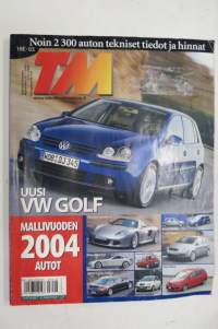 Tekniikan Maailma 2003 nr 18 E - Mallivuoden 2004 autot