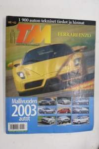 Tekniikan Maailma 2002 nr 18 E - Mallivuoden 2003 autot
