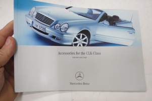 Mercedes-Benz CLK-Class Cabriolet and Coupé accessories -lisävarusteet, myyntiesite / sales brochure