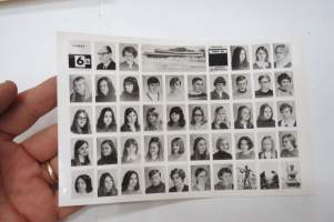 Kuopion (Kuopio) Klassillinen Lyseo luokka 6 B lukuvuosi 1968-69 -valokuva / photograph