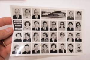 Kuopion (Kuopio) Klassillinen Lyseo (Yhteislyseo) lukuvuosi 1967-68 opettajakunta -valokuva / photograph