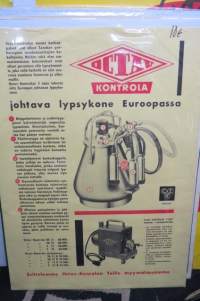 Octav Kontrola lypsykone -mainosjuliste / advertising poster