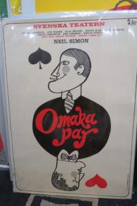 Svenska Teatern - Omaka par, P.O. Nyström -mainosjuliste / advertising poster