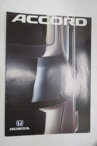 Honda Accord 1990 -myyntiesite / sales brochure