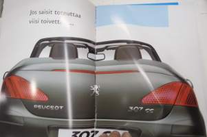 Peugeot 307 CC 2003 -myyntiesite / sales brochure
