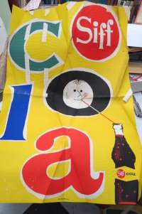 Siff-Cola - Koff (Sinebrychoff) - Olutpanimon / virvoitusjuomatehtaan alkuperäinen mainosjuliste 1960-luvulta, tekijä P.O. Nyström -advertising poster