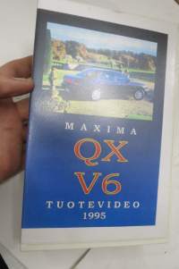 Nissan QX V6 tuotevideo 1995 -mainosvideo VHS / promoting video