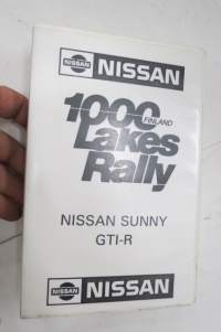 Nissan Sunny GTI-R - 1000 Lakes Rally Finnland  tuotevideo -mainosvideo VHS / promoting video