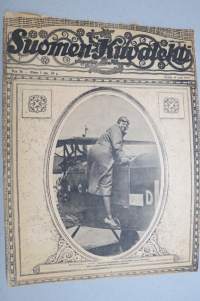 Suomen Kuvalehti 1919 nr 36, kansikuva Berliniläinen näytteljätär Senta Söneland, Sanomalehtikuningas Lordi Northcliffe, Ainoan lapsen hautakivi, ym.