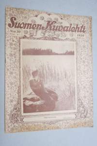 Suomen Kuvalehti 1920 nr 30, kansikuva Pieni merenneito, Karlsbad - terveyslähteiden pääkaupunki, Keskikesän juhlia, Mustiala kesäkursseilla, ym.