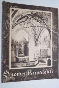 Suomen Kuvalehti 1921 nr 45, kansikuva Perniön kirkko, Kun Ahvenanmaa tehtiin vaarattomaksi, Lauri Hannikainen ja hänen viimeiset kuvansa, Lastenlinnassa, ym.