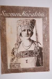 Suomen Kuvalehti 1921 nr 41, kansikuva Mary Gardener, Edvard Fazer, Suomalainen näyttämötaide Turussa, Syksyä kohti, Sokeiden osa, Muotokuvia, ym.