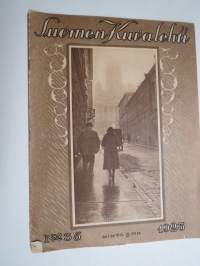 Suomen Kuvalehti 1923 nr 35, kansikuva Helsinki sateella, Maalaisen mietteitä, Taidekausi alkamassa, Kirje Dresdenistä, Pohjois-Karjalan vapausmuisto, Lukukuvia, ym.