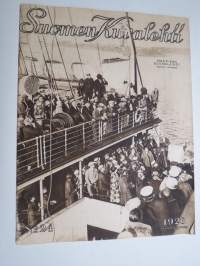 Suomen Kuvalehti 1926 nr 26, kansikuva Amerikan Suomalaiset käynnillä kotimaassa, Sotaylioikeus, Kirjojen kohtalo, Kotimaan muistoja verestämässä, ym.