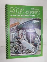 MP-sport 1972 nr 1, Rudge, Honda ST70, Ohjausgeometriaa, Kale Vehkonen / Montesa, Konnevesi Järata-ajot, SM-kelkkailua, BSA 650 Thunderbolt, Maico RS 6/2, Ski-Doo
