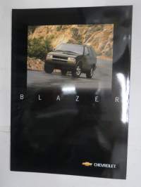 Chevrolet Blazer -myyntiesite / sales brochure