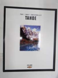 Chevrolet Tahoe 1997 -myyntiesite / sales brochure