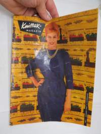 Knittax-Magazin 1961 nr 1 -Knittax-kutomakoneen käyttäjien malli- ja muotilehti