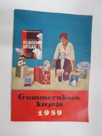 Gummeruksen kirjoja 1959 -mainosesite