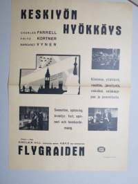 Keskiyön hyökkäys, ohjaus Sinclair Hill, osissa Charles Farrell, Fritz Kortner, Margaret Vyner, 1942 -elokuvajuliste / movie poster