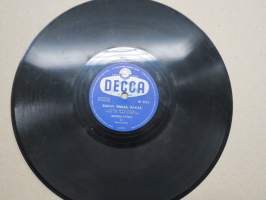 Decca SD 5316 Metro-Tytöt ja Decca-yhtye Rakas, Rakas, Rakas / Kylmät huulet -savikiekkoäänilevy / 78 rpm record