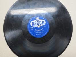 Decca SD 5416 Pärre Forars ja Matti Viljasen yhtye Lazzarella / Matilda! Matilda! -savikiekkoäänilevy / 78 rpm record