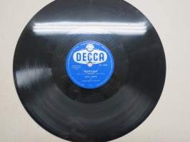 Decca SD 5455 Juha Eirto ja Jaakko Borg´in orkesteri Venezuela / Kaikki alkoi sinun kanssasi -savikiekkoäänilevy / 78 rpm record