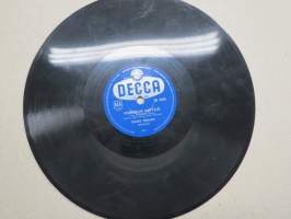 Decca SD 5435 Pärre Förars yhtyeineen Vihreällä niityllä / Naurava kulkuri -savikiekkoäänilevy / 78 rpm record