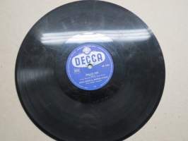 Decca SD 5341 Juha Eirto ja Metro-tytöt Kellot soi / Hurmo -savikiekkoäänilevy / 78 rpm record