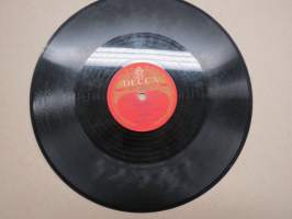 Decca SD 5178 Metro-tytöt ja Jaakko Borgin orkesteri Hullu kello / Marianne ja Jaakko Borgin orkesteri Jos lähtisit pois -savikiekkoäänilevy / 78 rpm record