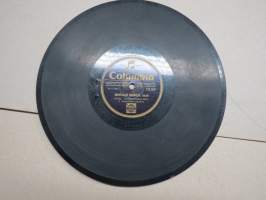 Columbia DI 66 Venäläinen Talonpoikais orkesteri Mustalais rakkaus, valssi / Kevään tervehdys, valssi -savikiekkoäänilevy / 78 rpm record