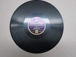 Columbia 13351 Leo Kauppi, Tenori Maailman Matti / Rivakka polkka - savikiekkoäänilevy / 78 rpm record
