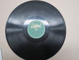 Rytmi VR 6028 Henry Theel ja Rytmi-yhtye Intian Maharadia / Iltahetkenä -savikiekkoäänilevy / 78 rpm record