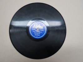 Rytmi R 6073 Erkki Junkkarinen ja Rytmin kvintetti Harhakuva / Syksyn lapsi -savikiekkoäänilevy / 78 rpm record