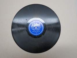 Rytmi R 6100 Kauko Käyhkö, Mieskvartetti Kuubalainen Serenadi / Justeeri Rovaniemen markkinoilla -savikiekkoäänilevy / 78 rpm record