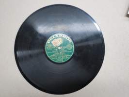 Polyphon XS 42714 J. Ekberg Linnunrata / Valkohiutaleita - savikiekkoäänilevy / 78 rpm record