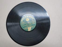 Polyphon X.S 42718 J. Ekberg Pusta uinuaa / Miks´oi armas, kyynel sun silmäs täyttää? - savikiekkoäänilevy / 78 rpm record