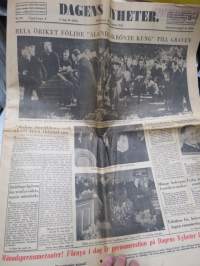 Dagens nyheter 28.8.1945, Hela öriket följde 