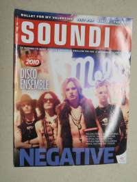Soundi 2010 nr 5 Disco Ensemble, Negativde, Rolling Stones, The Dead Weather, Mariska, Pate Mustajärvi, Teenage Fanclub, Sota Jumala, Indica, ym.