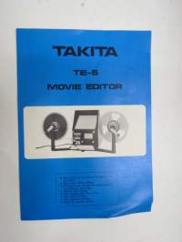 Takita TE-5 Movie Editor -englanninkieliset käyttöohjeet