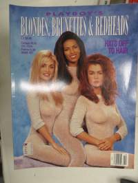Playboy´s Blondes, Brunettes, Redheads 1993 September -adult graphics magazine / aikuisviihdelehti