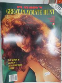 Playboy´s Great Playmate hunt 1989 February -adult graphics magazine / aikuisviihdelehti