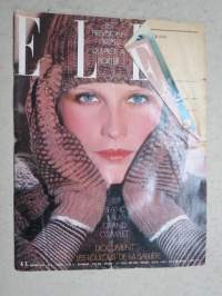 Elle 1975 6. tammikuu-muotilehti / mode magazine