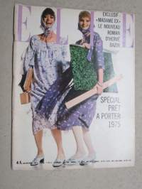 Elle 1975 24. helmikuu -muotilehti / mode magazine